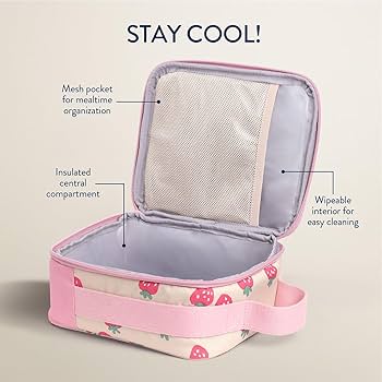 Itzy Ritzy Toddler Lunch Box - Kids Lunch Bag is Insulated